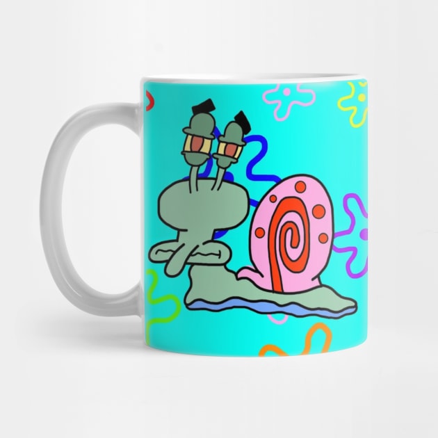 Squidward Snail by mushriah333